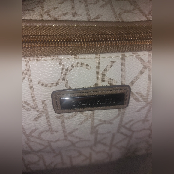 Calvin Klein Monogram Cosmetic Bag - Picture 2 of 11